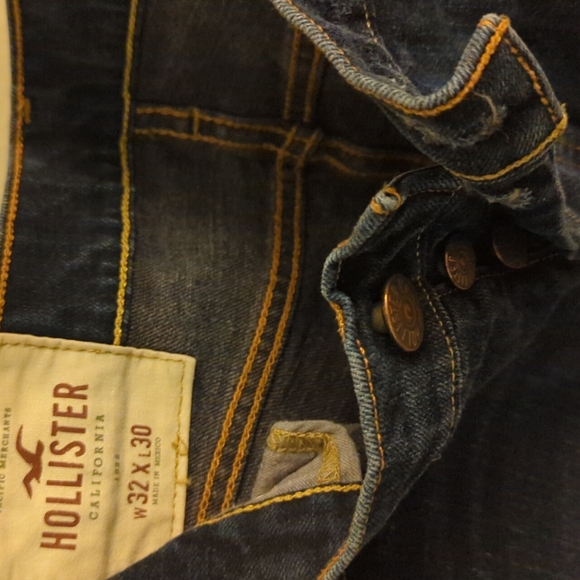 Hollister men's button fly jeans size 32x30 - Picture 2 of 4